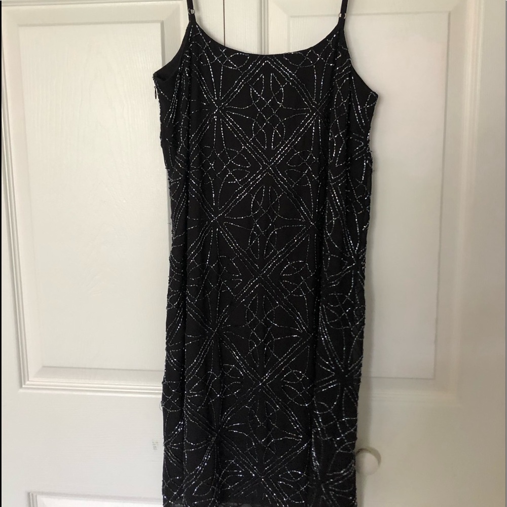 NWT Needle & Thread black short dress size 6